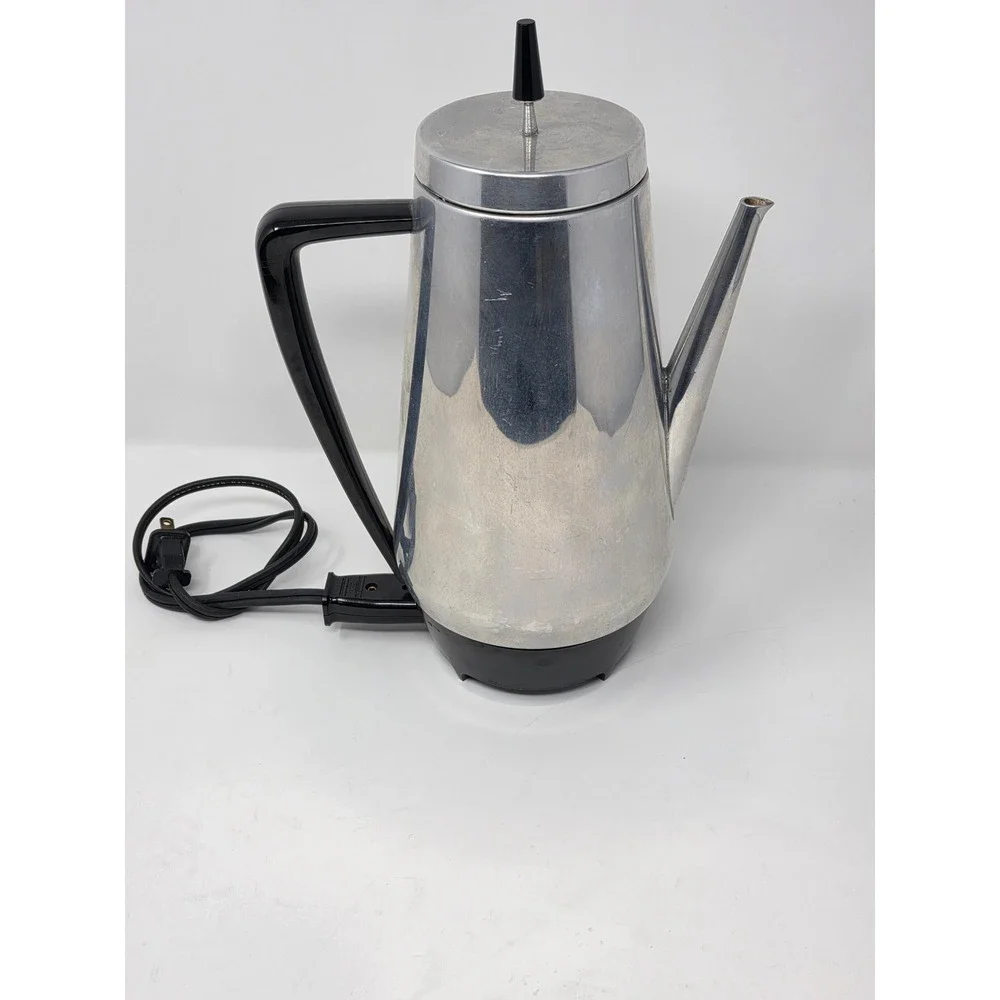 Vintage Sunbeam Coffeemaster Percolator Model AP 71 Coffee Maker Chrome - WORKS